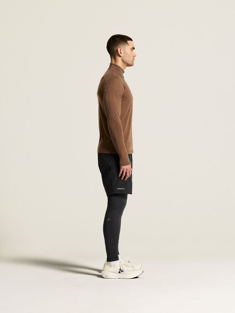 Adv Subz Wool Ls Tee 3 M von Craft – Prune/Melange