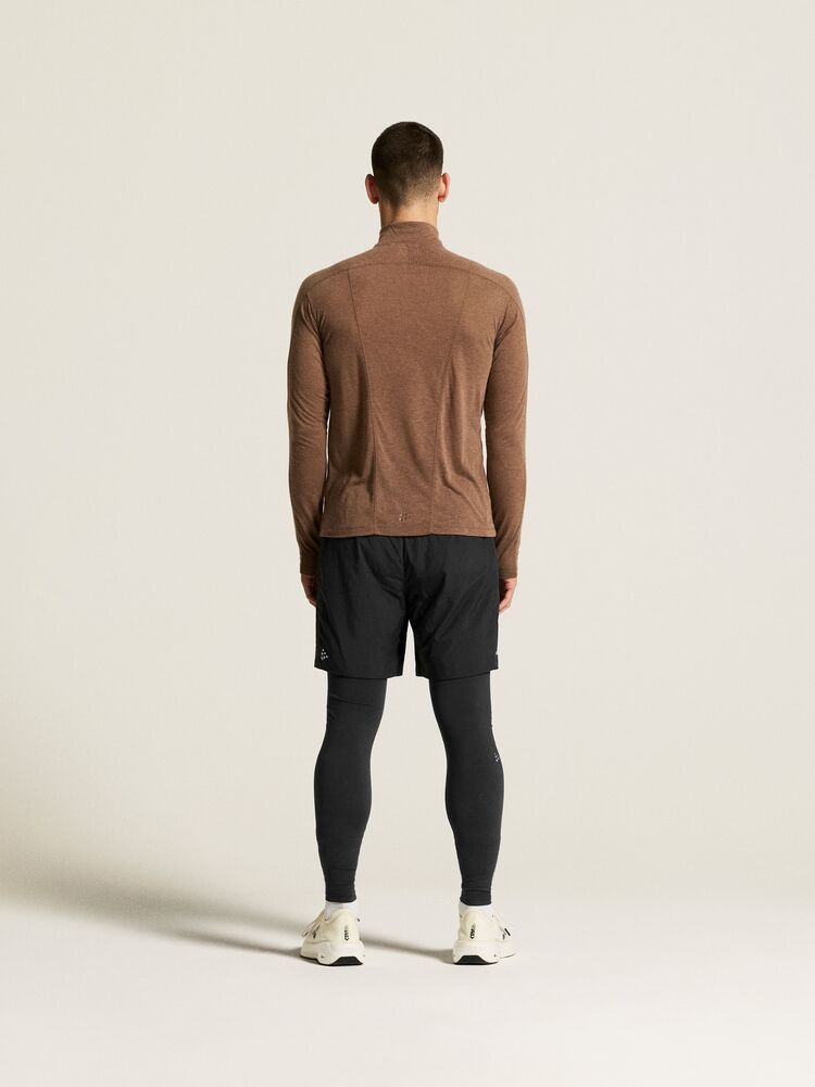 Adv Subz Wool Ls Tee 3 M von Craft – Prune/Melange