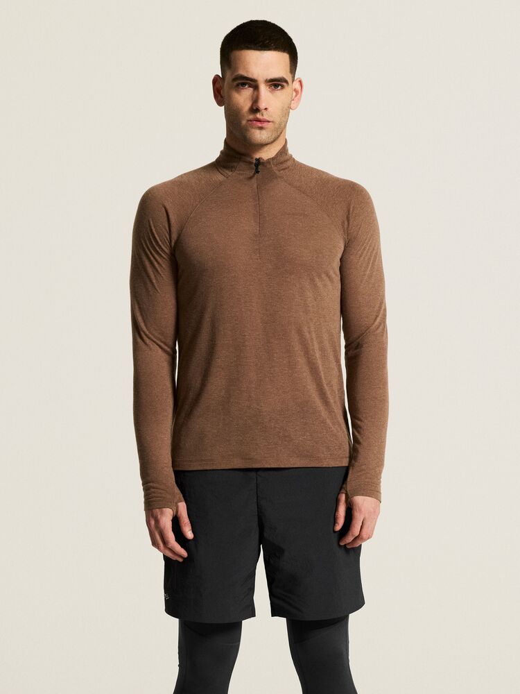 Adv Subz Wool Ls Tee 3 M von Craft – Prune/Melange