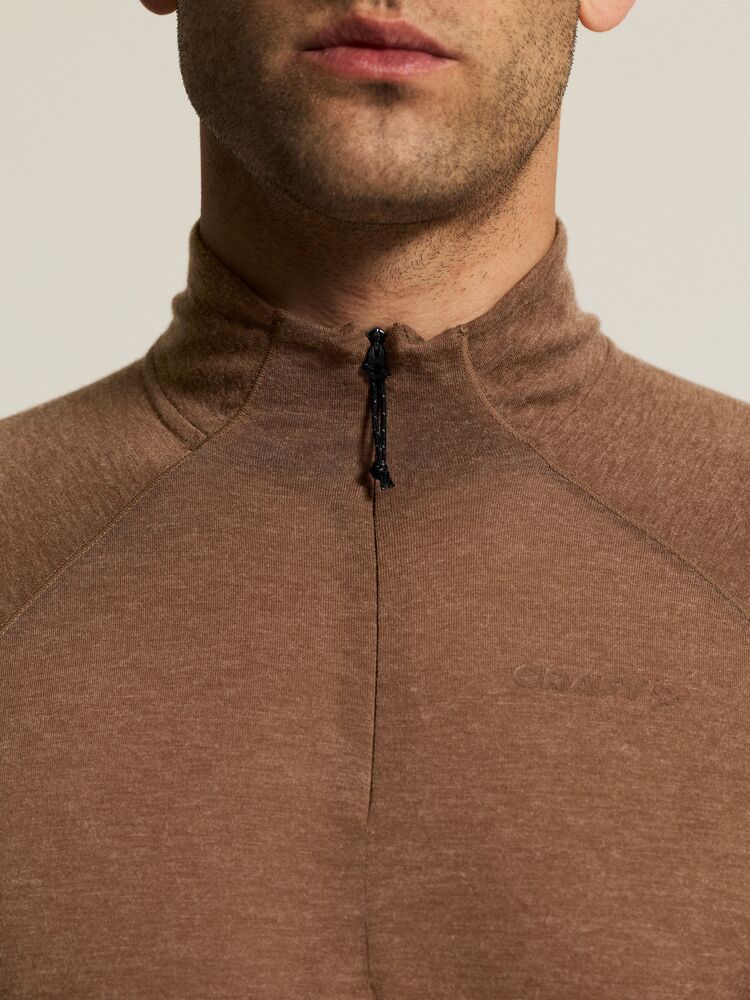 Adv Subz Wool Ls Tee 3 M von Craft – Prune/Melange