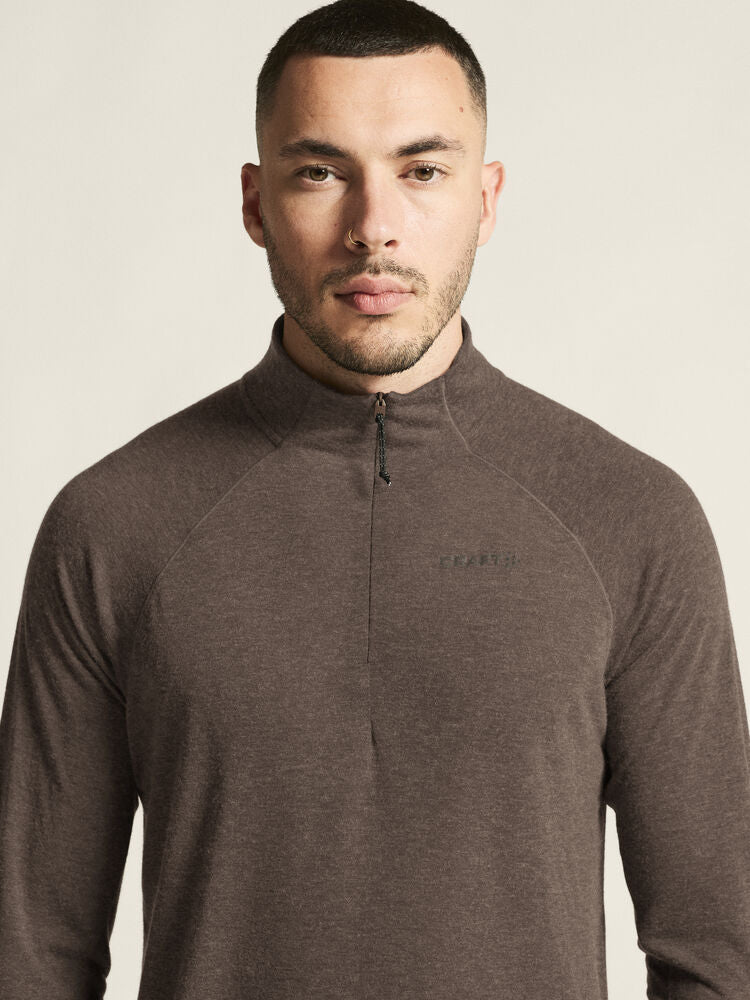 Adv Subz Wool Ls Tee 3 M von Craft – Prune/Melange