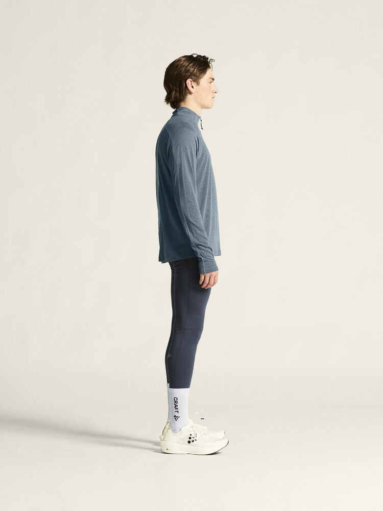 Adv Subz Wool Ls Tee 3 M von Craft – Prune/Melange
