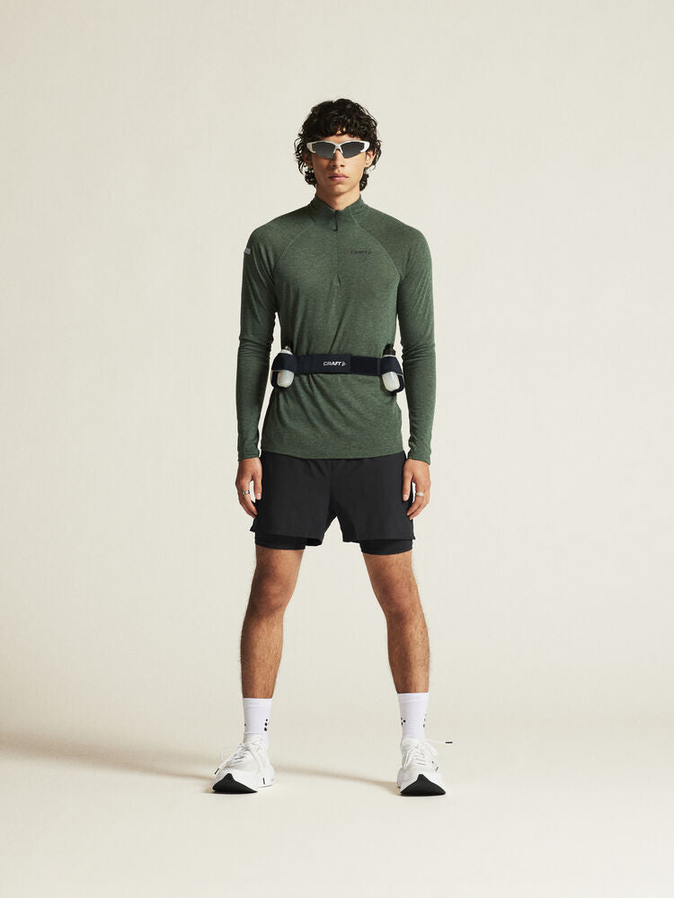 Adv Subz Wool Ls Tee 3 M von Craft – Prune/Melange
