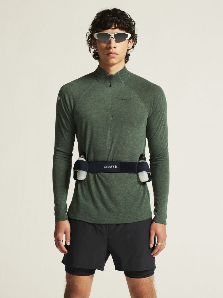 Adv Subz Wool Ls Tee 3 M von Craft – Prune/Melange