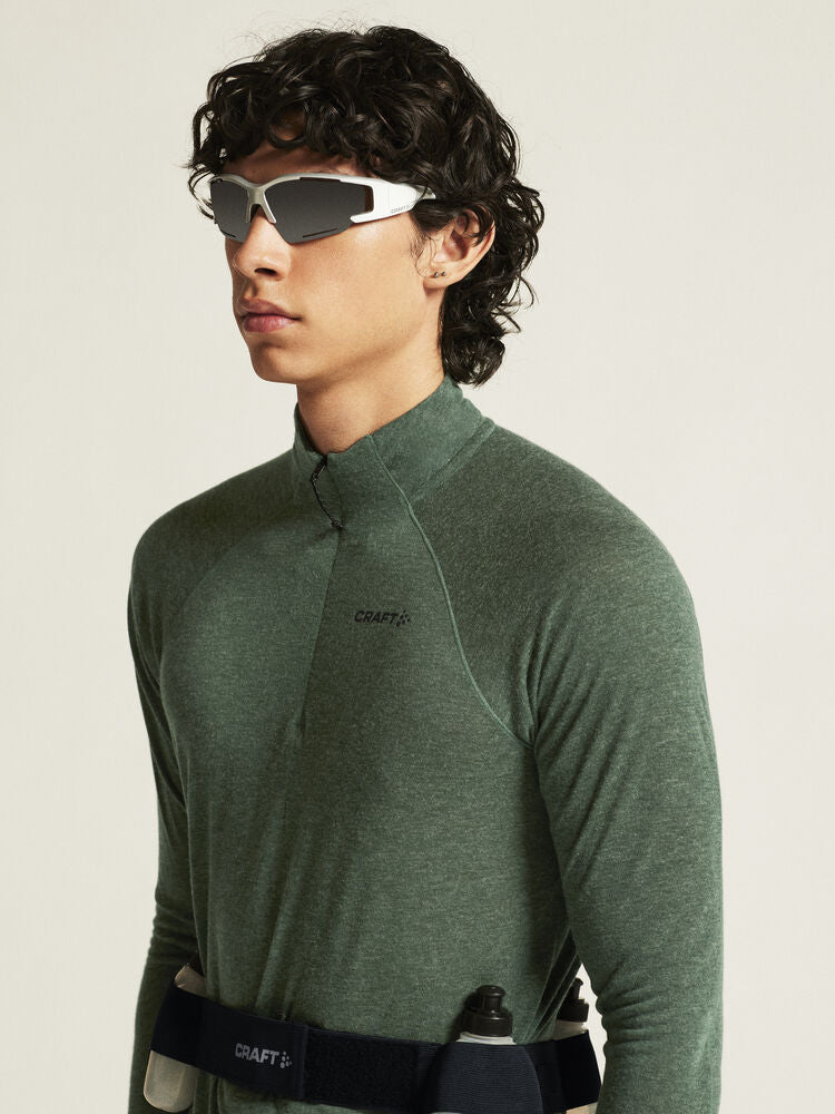 Adv Subz Wool Ls Tee 3 M von Craft – Prune/Melange