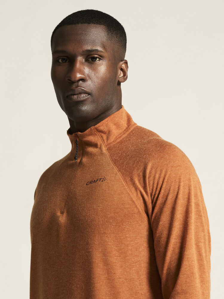 Adv Subz Wool Ls Tee 3 M von Craft – Prune/Melange