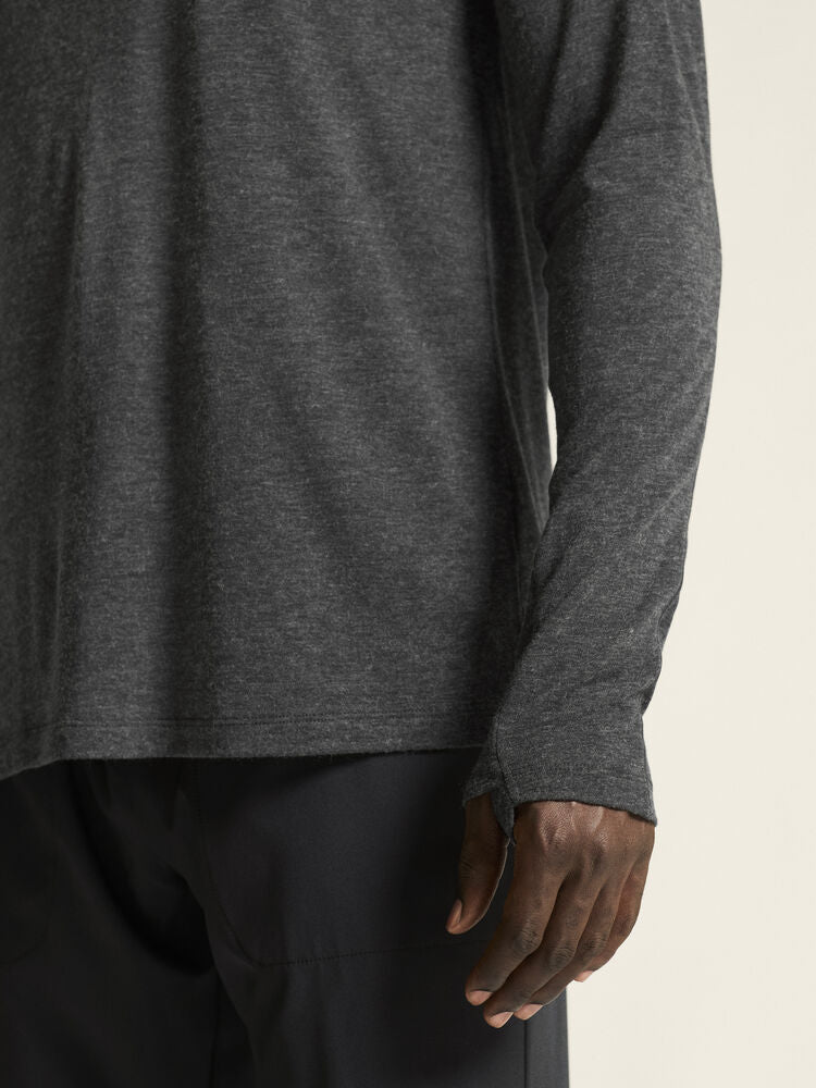 Adv Subz Wool Ls Tee 3 M von Craft – Prune/Melange