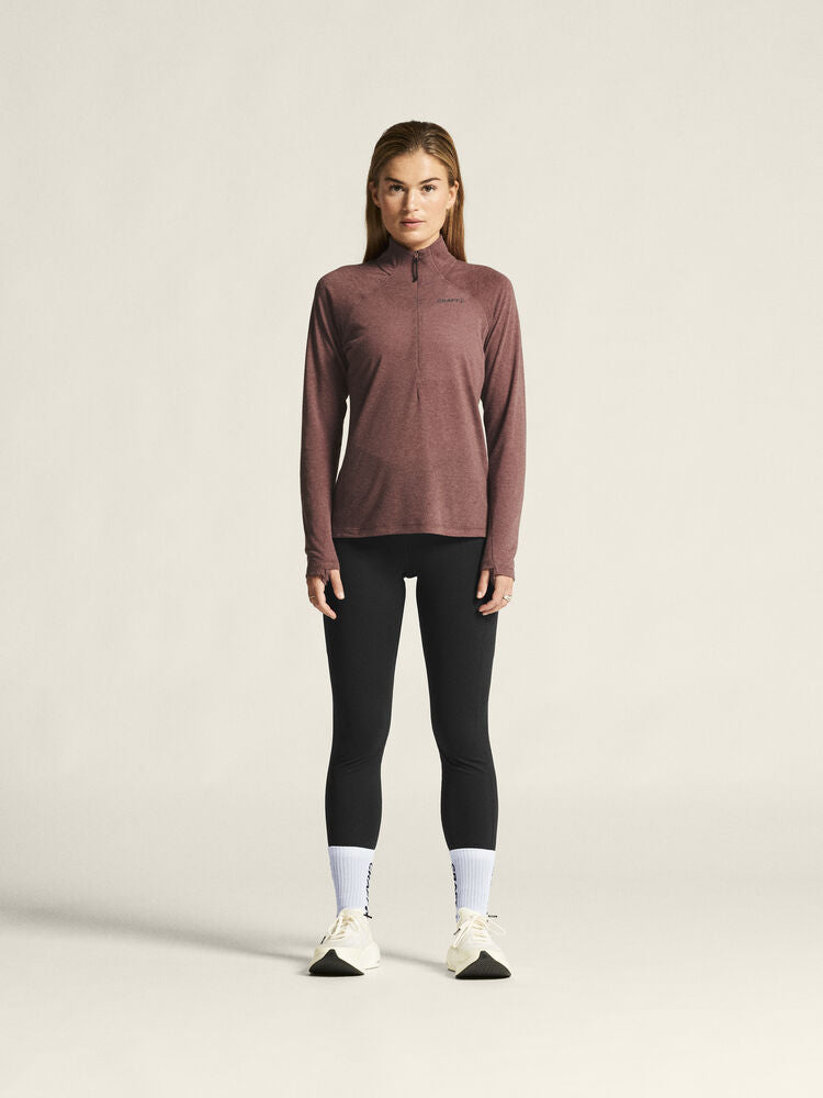 Adv Subz Wool Ls Tee 3 W von Craft – Syrup/Melange