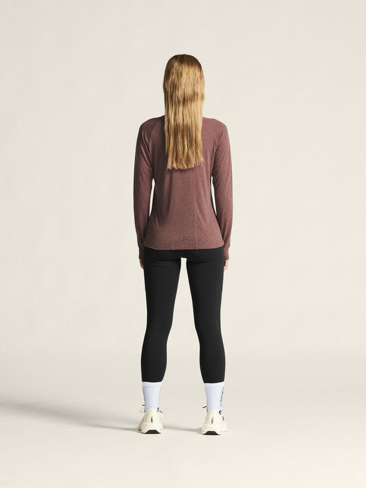 Adv Subz Wool Ls Tee 3 W von Craft – Syrup/Melange