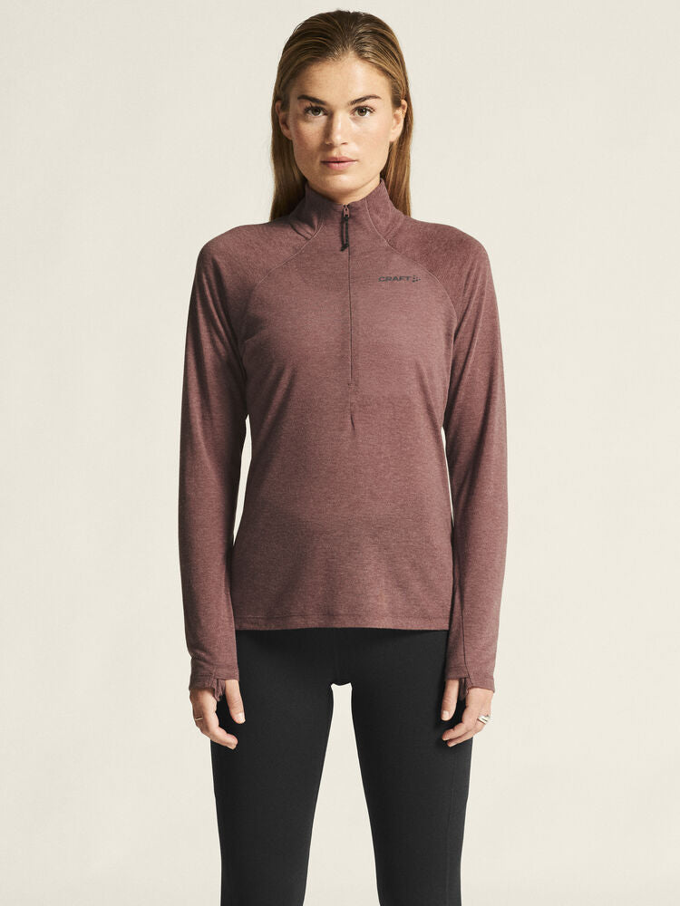 Adv Subz Wool Ls Tee 3 W von Craft – Syrup/Melange