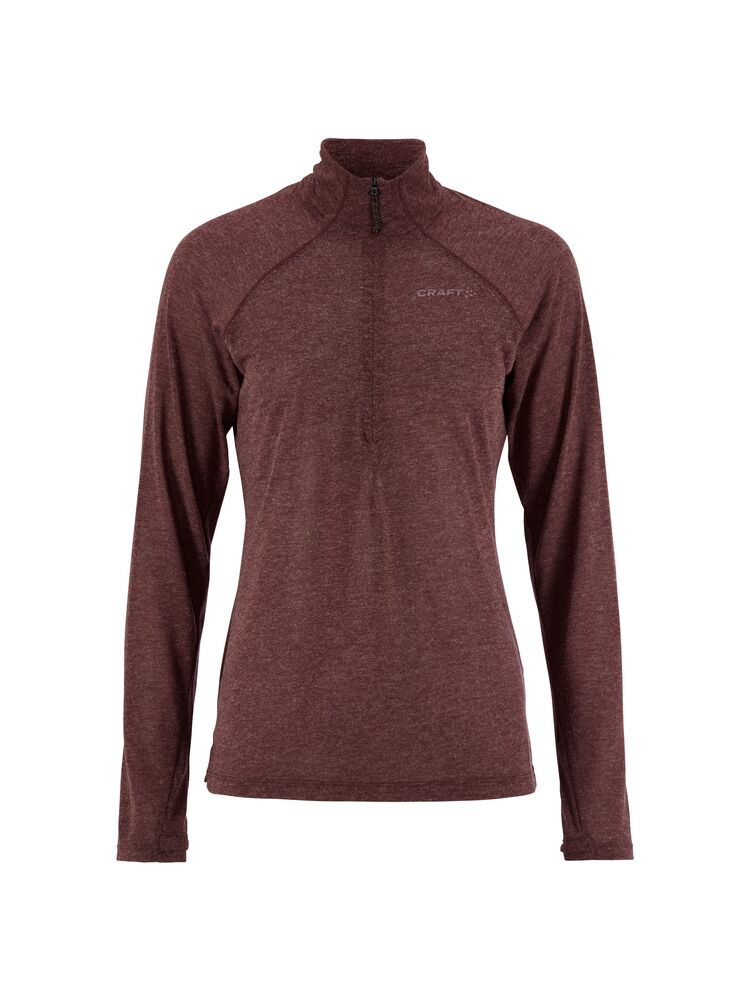 Adv Subz Wool Ls Tee 3 W von Craft – Syrup/Melange