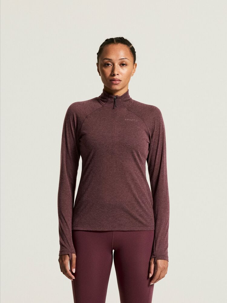 Adv Subz Wool Ls Tee 3 W von Craft – Syrup/Melange