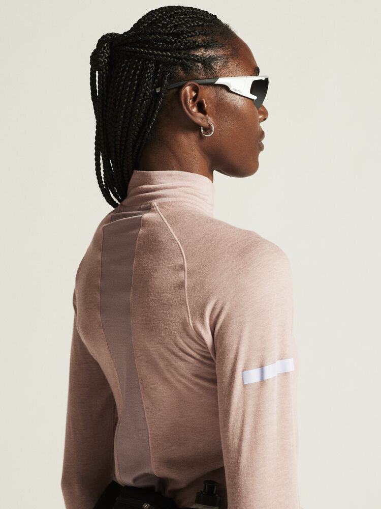 Adv Subz Wool Ls Tee 3 W von Craft – Syrup/Melange