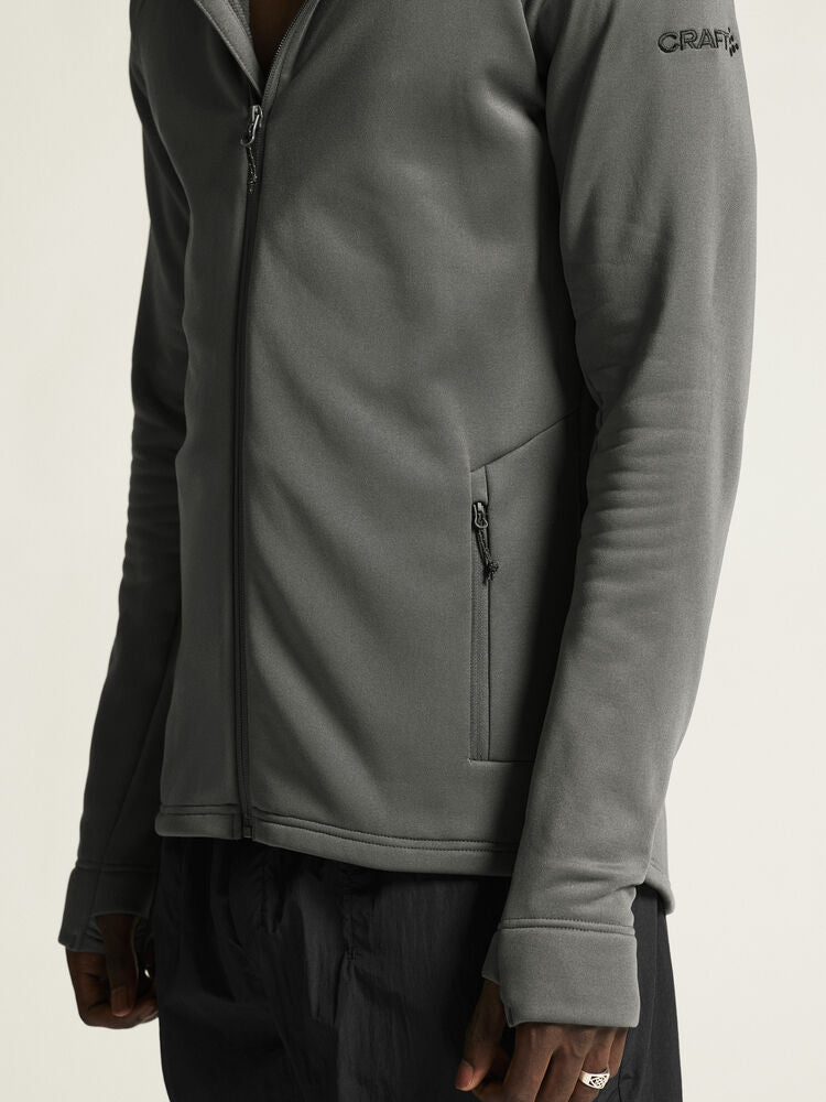 Adv Explore Power Fleece Hood Jkt M