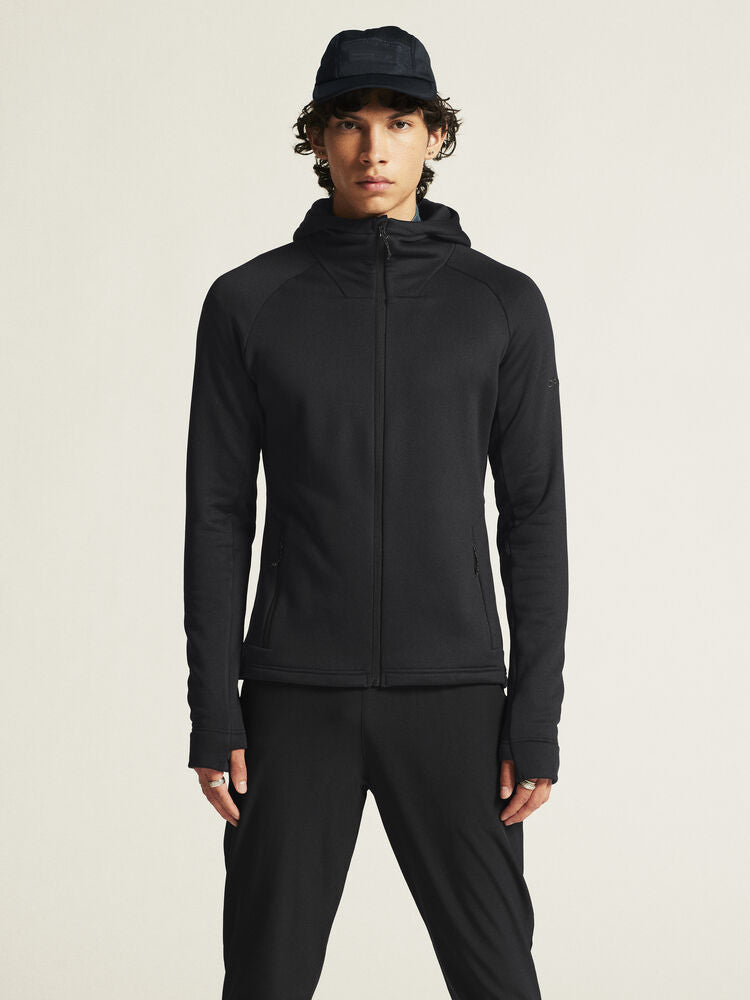 Adv Explore Power Fleece Hood Jkt M
