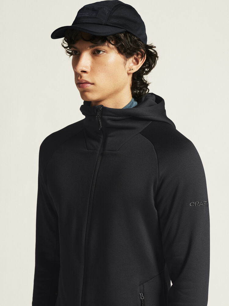 Adv Explore Power Fleece Hood Jkt M