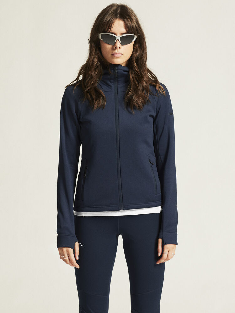 Adv Explore Power Fleece Hood Jkt W von Craft – Blaze