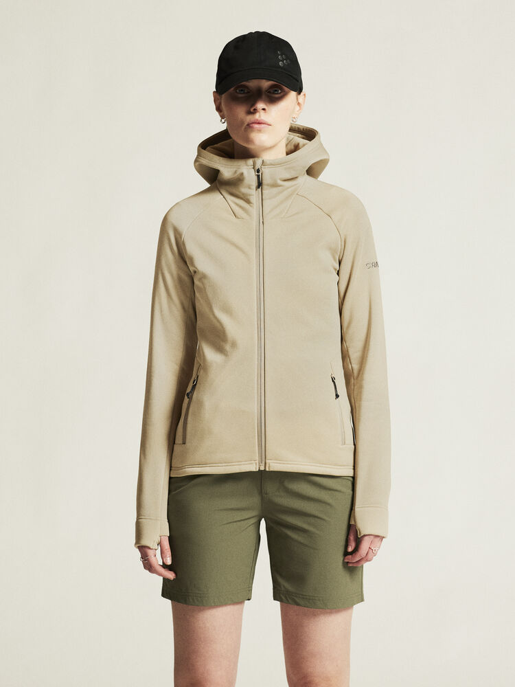 Adv Explore Power Fleece Hood Jkt W von Craft – Blaze