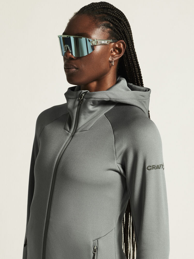 Adv Explore Power Fleece Hood Jkt W von Craft – Blaze