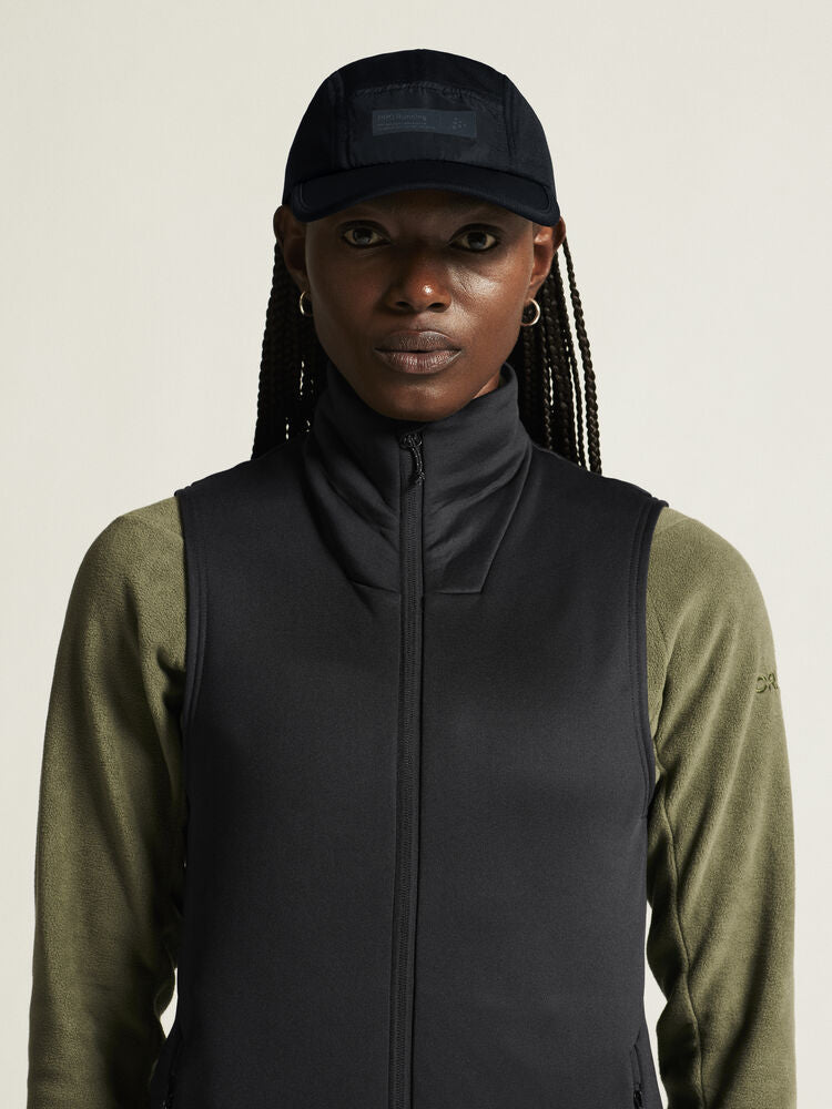 Adv Explore Power Fleece Vest W von Craft – Black