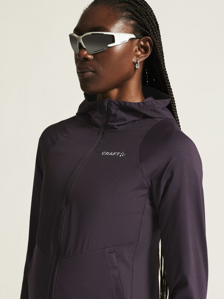Adv Essence Jersey Hood Jacket 2 W von Craft – Dk Plum