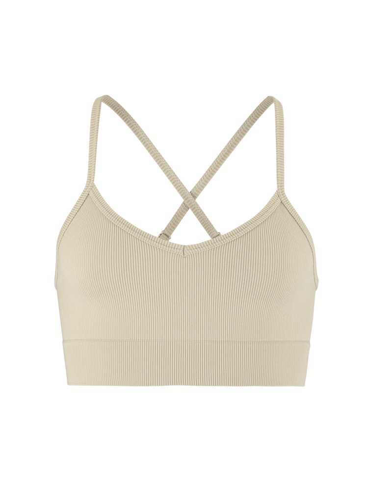Collective Rib Strap Sports Bra W von Craft – Dk Plum