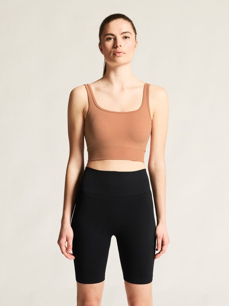 Collective Rib Sports Bra W