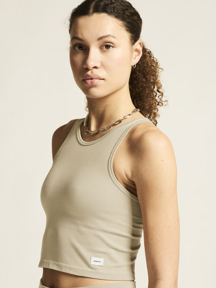 Collective Rib Tank Top W