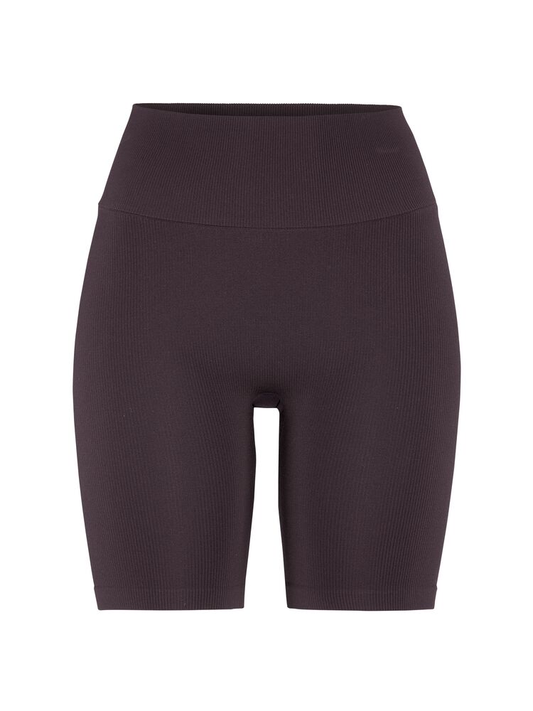 Collective Rib Short Tights W von Craft – Dk Plum