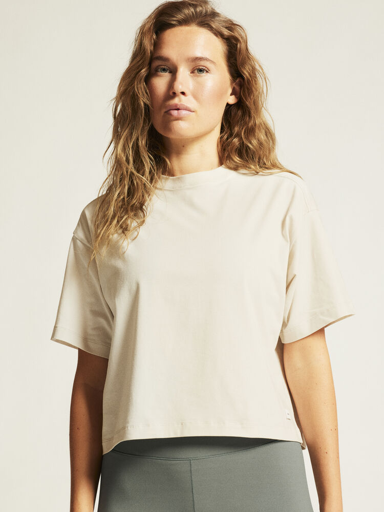 Collective Relaxed Ss Tee W von Craft – Plaster