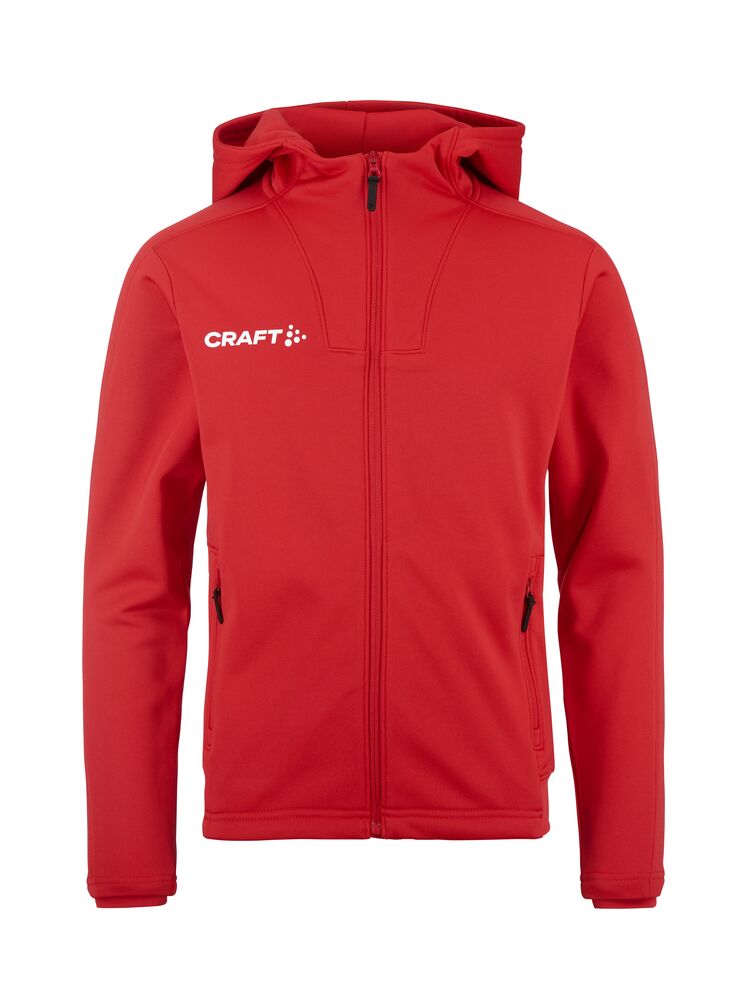 Evolve 2.0 Brushed Hood Jacket Jr - Trainingsjacke - Unterzieherjacke