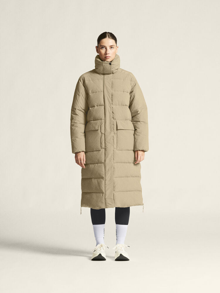 Urban Long Padded Coat W von Craft – Taupe