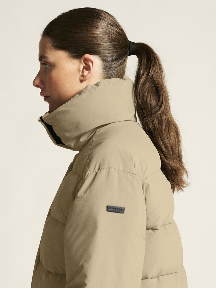 Urban Long Padded Coat W von Craft – Taupe
