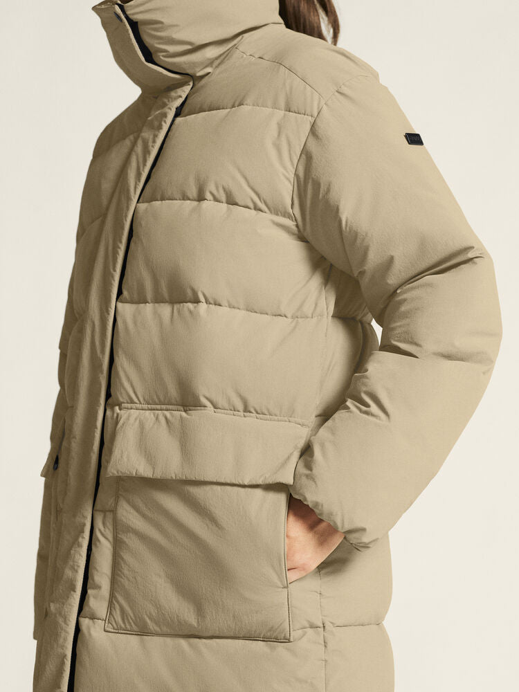 Urban Long Padded Coat W von Craft – Taupe