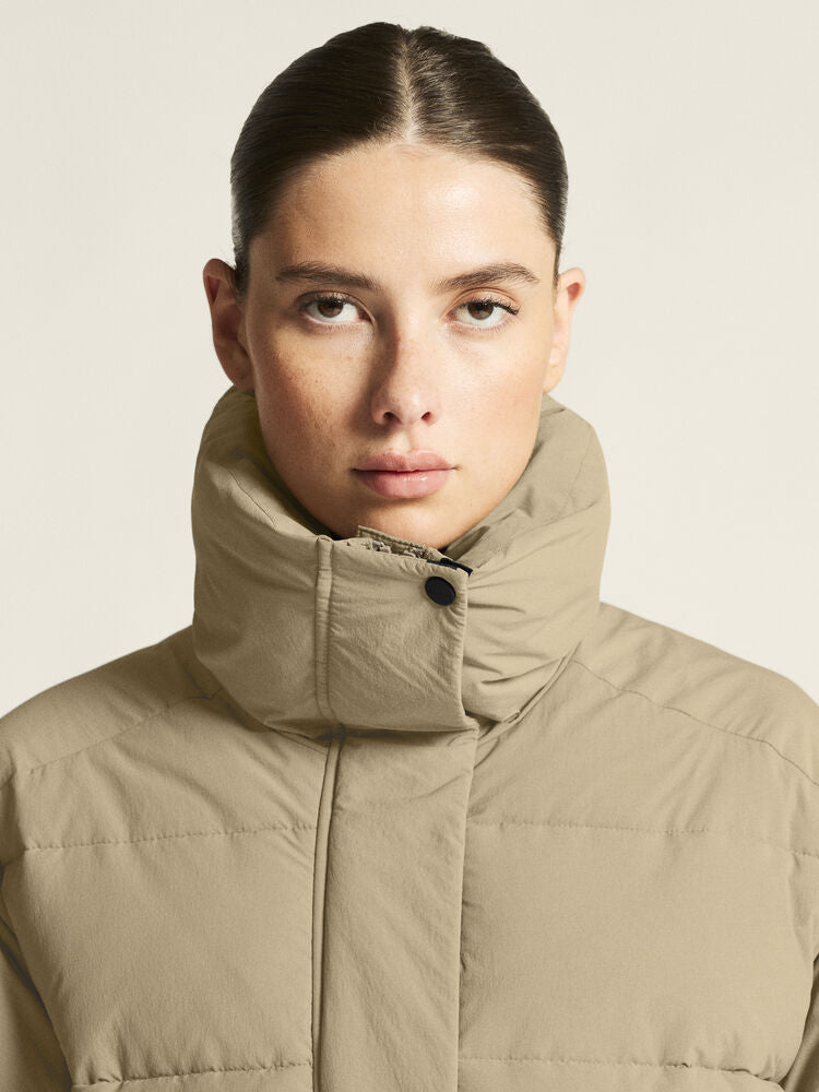 Urban Long Padded Coat W von Craft – Taupe