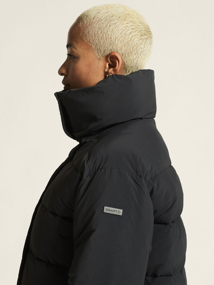 Urban Long Padded Coat W von Craft – Taupe