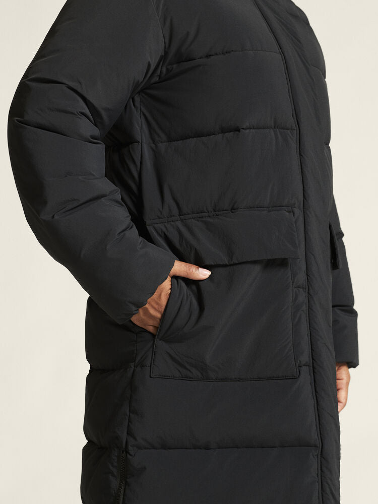 Urban Long Padded Coat W von Craft – Taupe