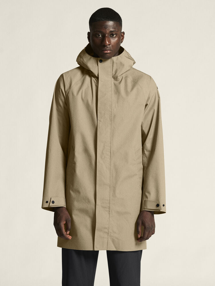 Urban Shell Coat Uni - eleganter, wetterfester Mantel