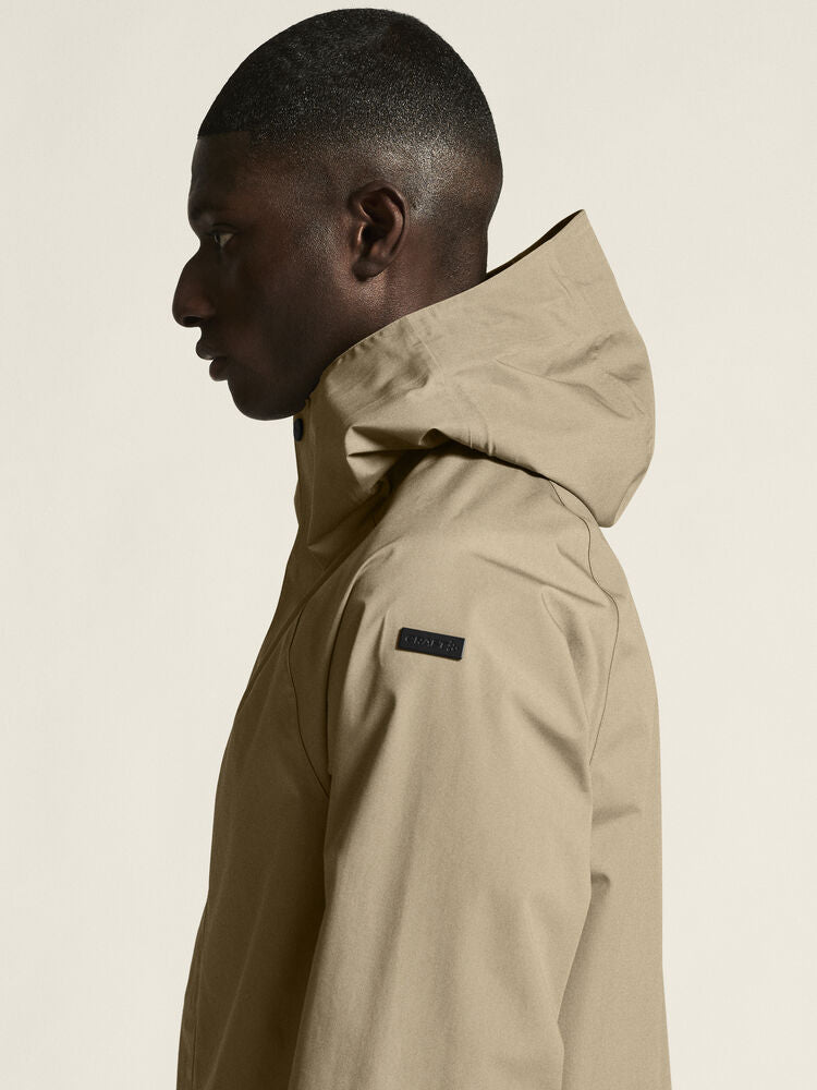 Urban Shell Coat Uni von Craft – Taupe