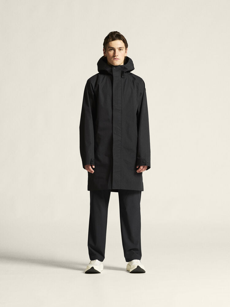 Urban Shell Coat Uni - eleganter, wetterfester Mantel