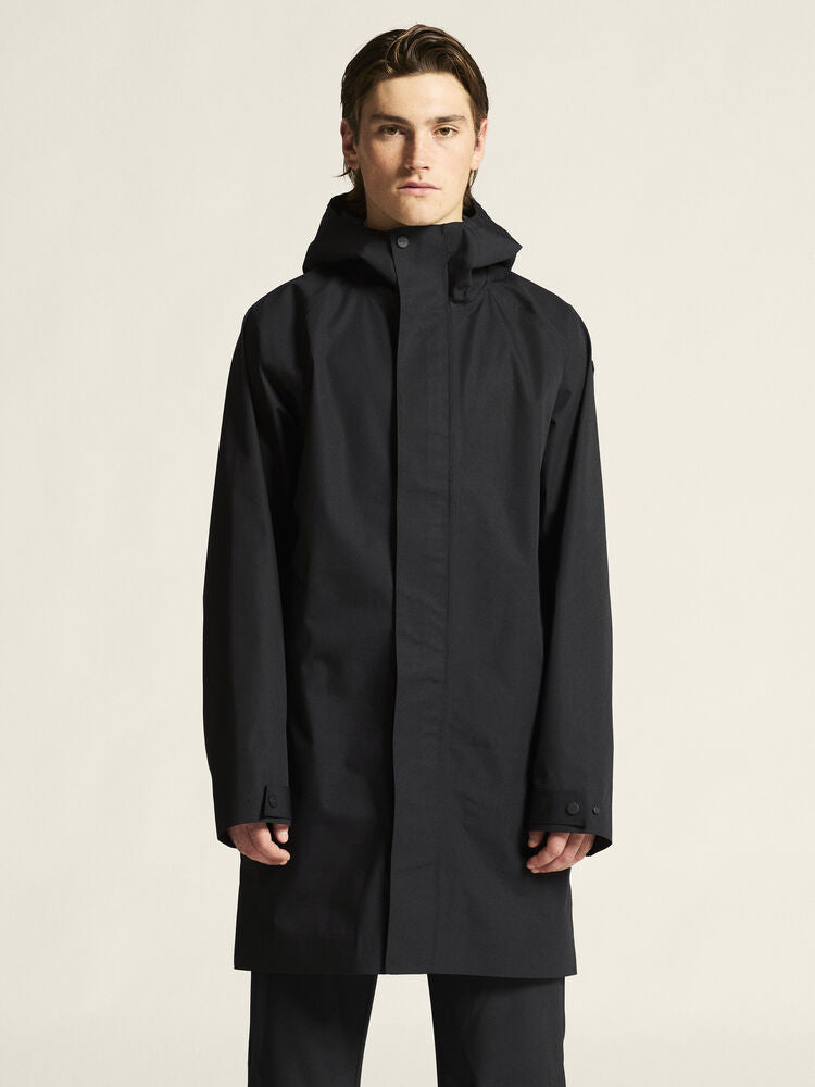 Urban Shell Coat Uni - eleganter, wetterfester Mantel