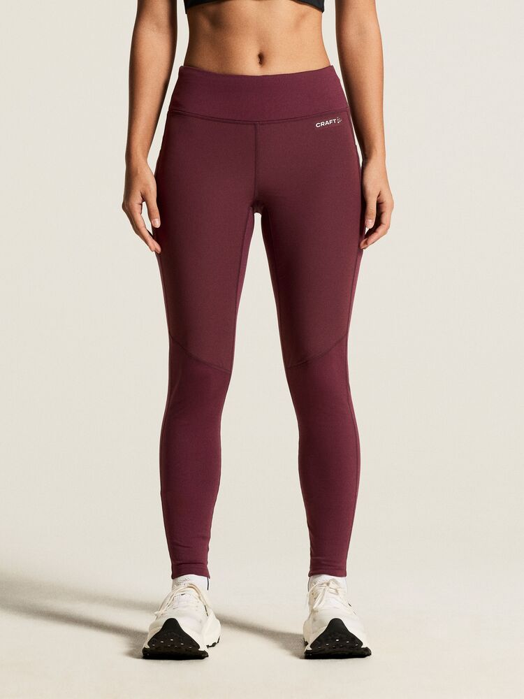 Adv Essence Warm Wind Tights 2 W von Craft – Dk Plum