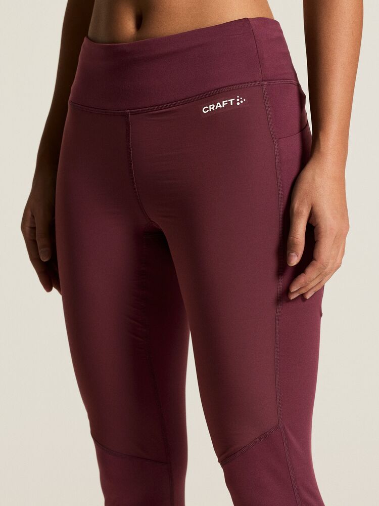 Adv Essence Warm Wind Tights 2 W von Craft – Dk Plum