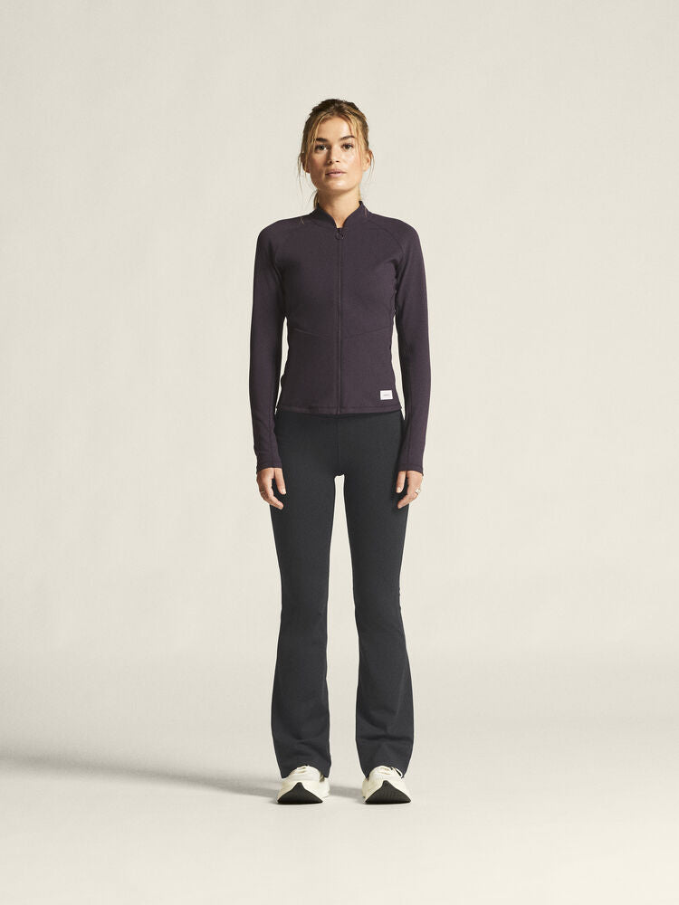 Collective Zip Sweater W von Craft – Dk Plum