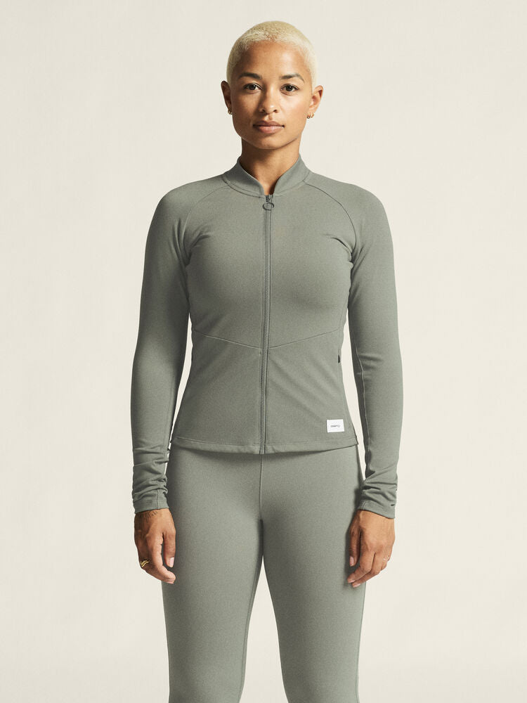 Collective Zip Sweater W von Craft – Dk Plum
