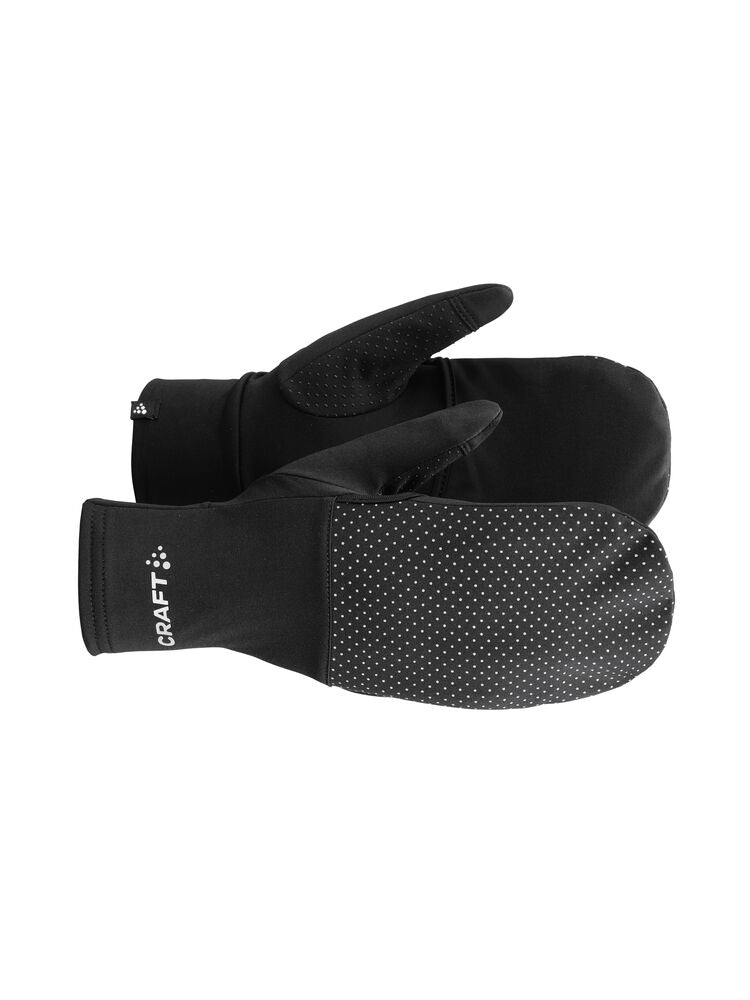 Lumen Fleece Hybrid Glove 2 - reflektiver, warmer Handschuh