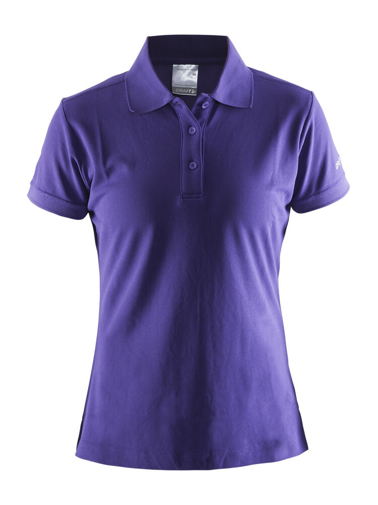 Polo Shirt Pique Classic W von Craft – Sweden Blue