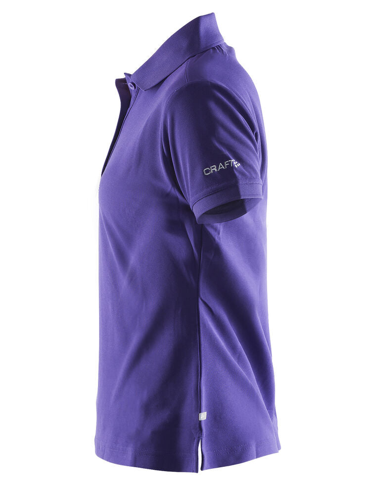 Polo Shirt Pique Classic W von Craft – Sweden Blue