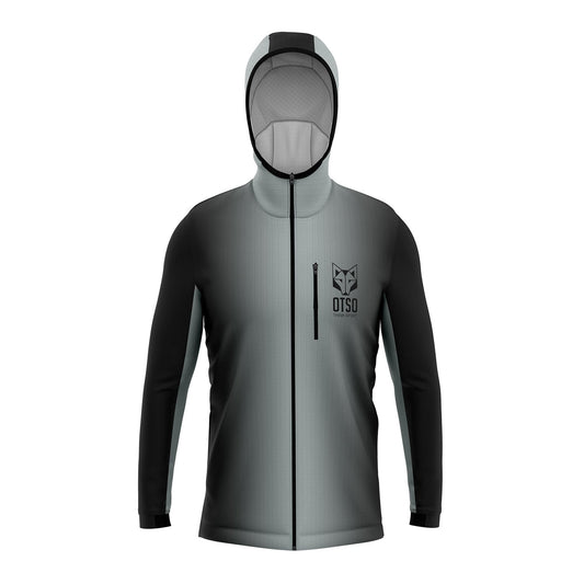 OTSO Unisex Sport-Hoodie - Black & Grey – Produktansicht