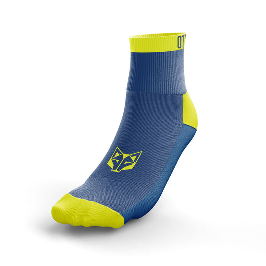 OTSO Multisport-Socken Low Cut - Electric Blue & Yellow – Produktansicht